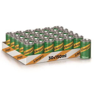 شويبس مشروب غازي بالزنجبيل 150 مل 30 حبه