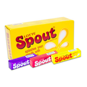 علك سبوت 3 نكهات موز وفراوله وعنب 1285 غ 54 حبه