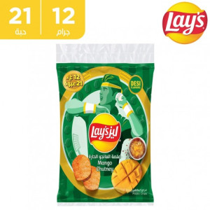 بطاط ليز بصلصه المانجا الحاره 12غ21حبه