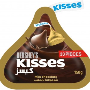 هيرشيز كيسز شوكلاته بالحليب 33حبه