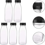 بطل بلاستيك للمشروبات بغطاء اسود 250 مل 12حبه