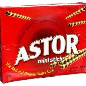 بسكويت استور ويفر شوكولاته رول 20 غ 24 حبه