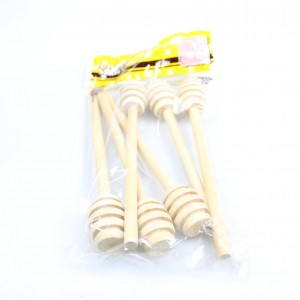 معلقه خشبيه للعسل كبير 6حبه