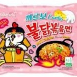 ساميانج – شعيرية رامن بنكهة الدجاج الحار كاربونارا 5 × 130 جم