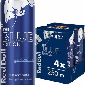 ريد بل ازرق 4 حبه * 250 مل