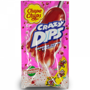 مصاص تشوبا شوبس فراوله كريزي دبس حلاو مفرقع 14 غ