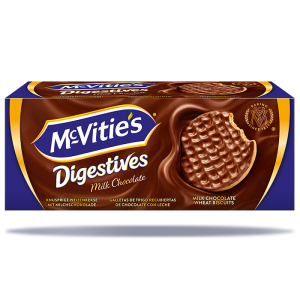 مكفتيز دايجستف بسكويت القمح مغطى بالشوكولاته بالحليب 200 غ