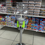 ماكينه علك مربعه مع ستاند