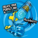 مصاص جوسي دربس نكهه توت ازرق وكولا 26 غ 12حبه