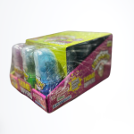 حلاو مع تغميس بودر 3نكهات فراوله ,تفاح,توت ازرق40غ 12حبه