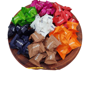 شوكولاته حاج عبدا شعر بنات مغطى بالكاكاو بحشوات منوعه 1000 غ