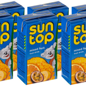 عصير سن توب فواكهه مشكله 125مل 24 حبه