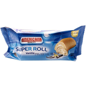 كيك اميريكانا سوبر رول فانيلا 85غ 6حبه