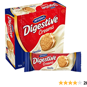 بسكويت دايجستف بالقمح محشو فانيلا 400غ 16 حبه