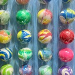 كرات مطاط 24 حبه ملون