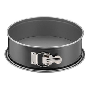 قالب للكيك قاعدتين متحركهه لون اسود 28 سم